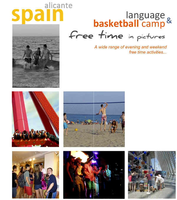 Activities Basketball summer camp Alicante Spain